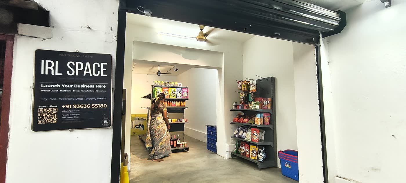 The IRL Space shop in NRT Nagar, Theni, where the firm began