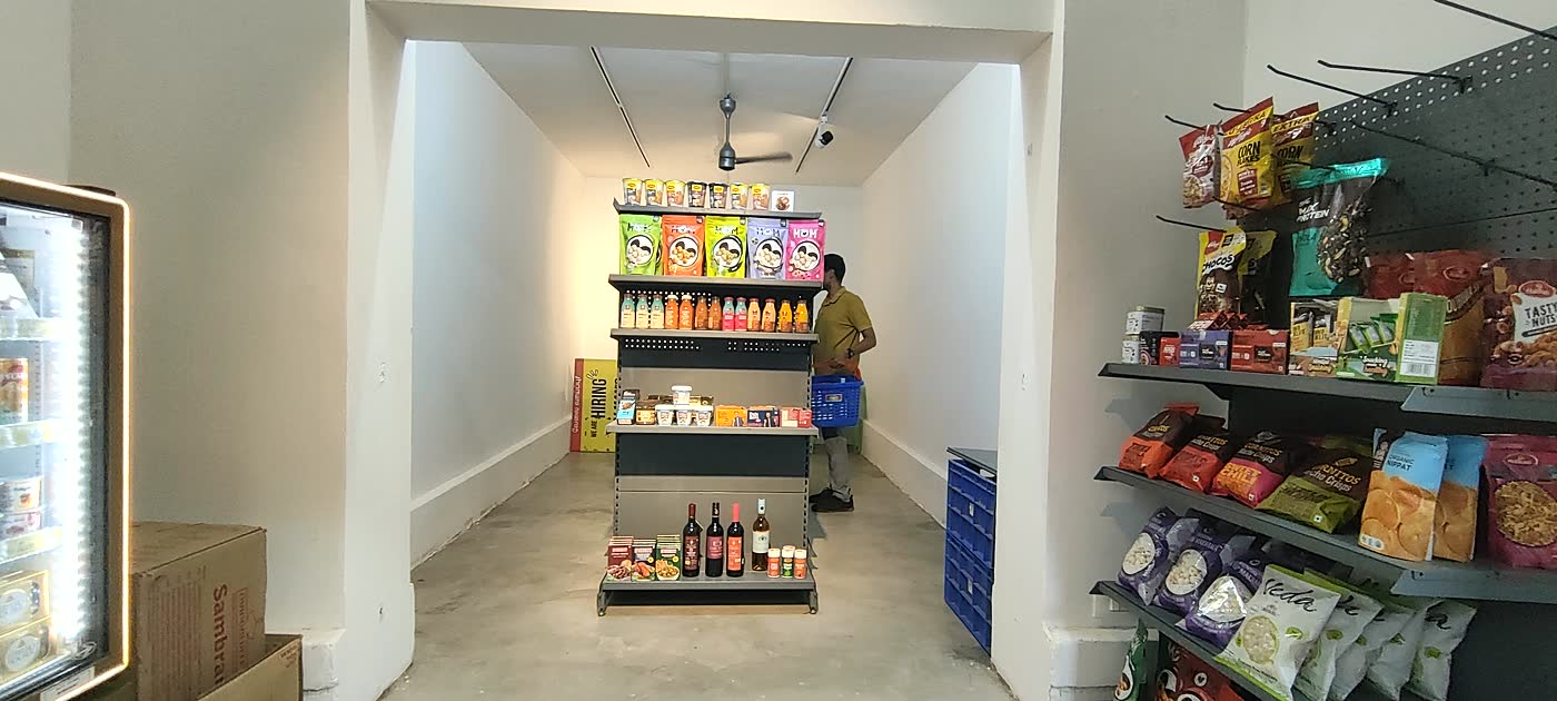 Display racking and shelves installed at IRL Space, NRT Nagar, Theni